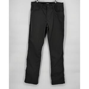 Toad&Co Rover Pant Chino Pants Mens 32x31 Gray Polyester Travel Hiking Outdoor